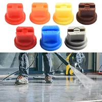 High Pressure Nozzle Fan Nozzle Four Spray Modes 7pcs set For Pressure Washer Parts Garden Lawn Backpack Sprayer