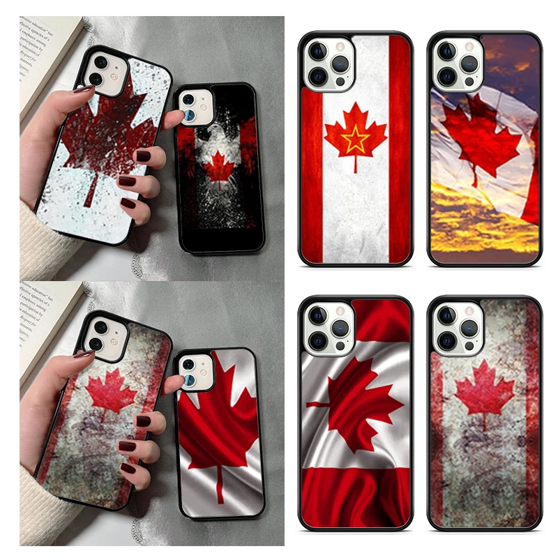 LvheCn Canada flag Phone Case Cover For iPhone SE 6s 7 8 Plus 11 12 Pro Max S8 S9 S10