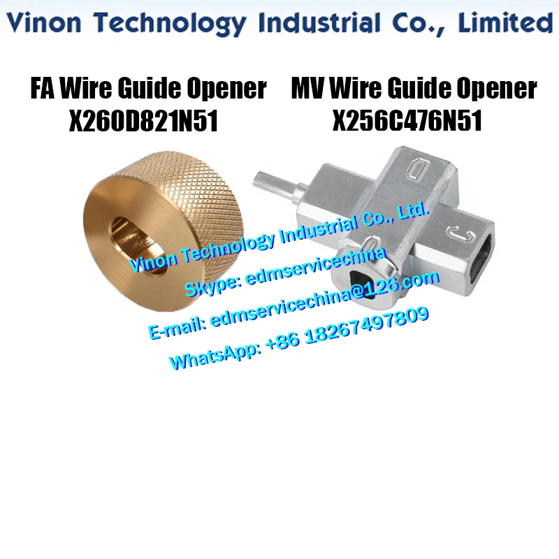 FA-Drahtführungsöffner für M132 M133, MV-Drahtführungsöffner für MV136 M137. X260D821N51, X256C476N51 2210003486 – Detail 1