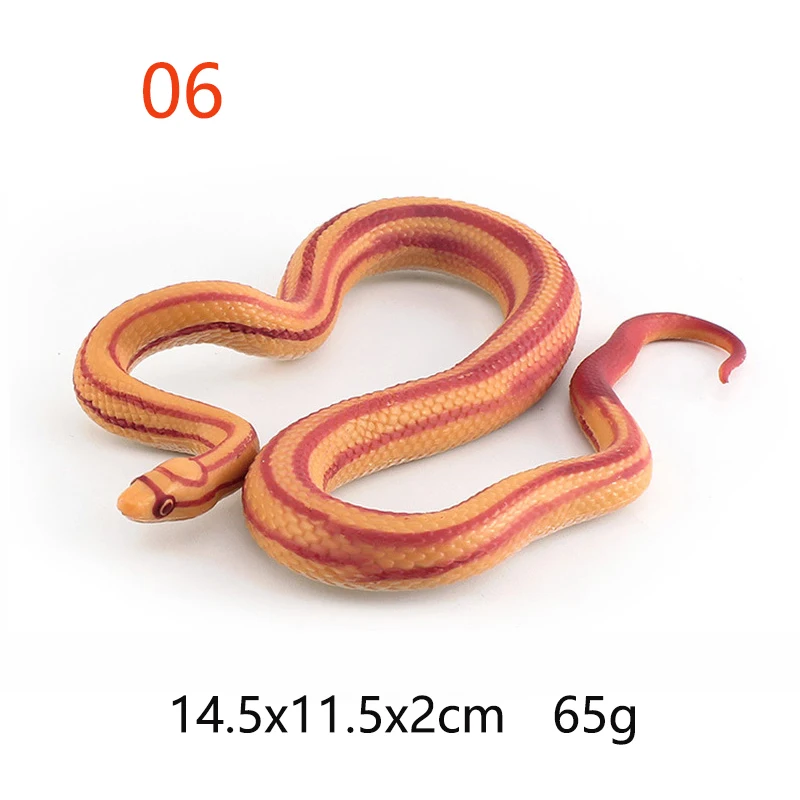 1 Pc Simulation serpent jouet Figurine modèle en réaliste faux boule