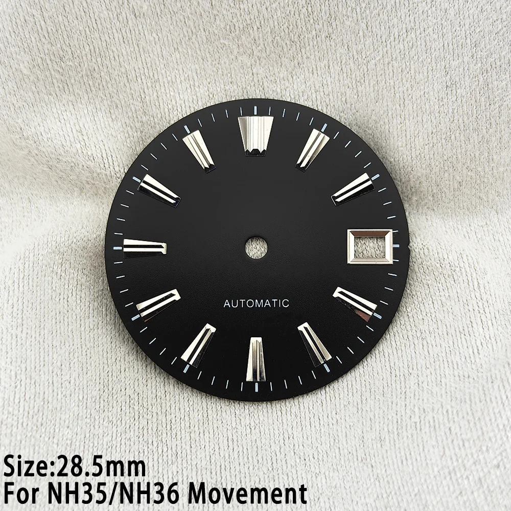 -285mm-nh35腕時計ダイヤル-サンバースト文字盤-自動巻きダイヤル-腕時計交換部品-nh35-nh36ムーブメント対応