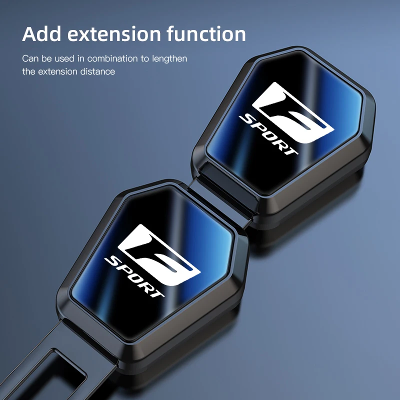 مقعد السيارة قفل أمان مشبك حزام الأمان كليب موسع لكزس F SPORT RX330 IS250 Ct200h ES300h RX350 IS300h NX300h RX400h ES350