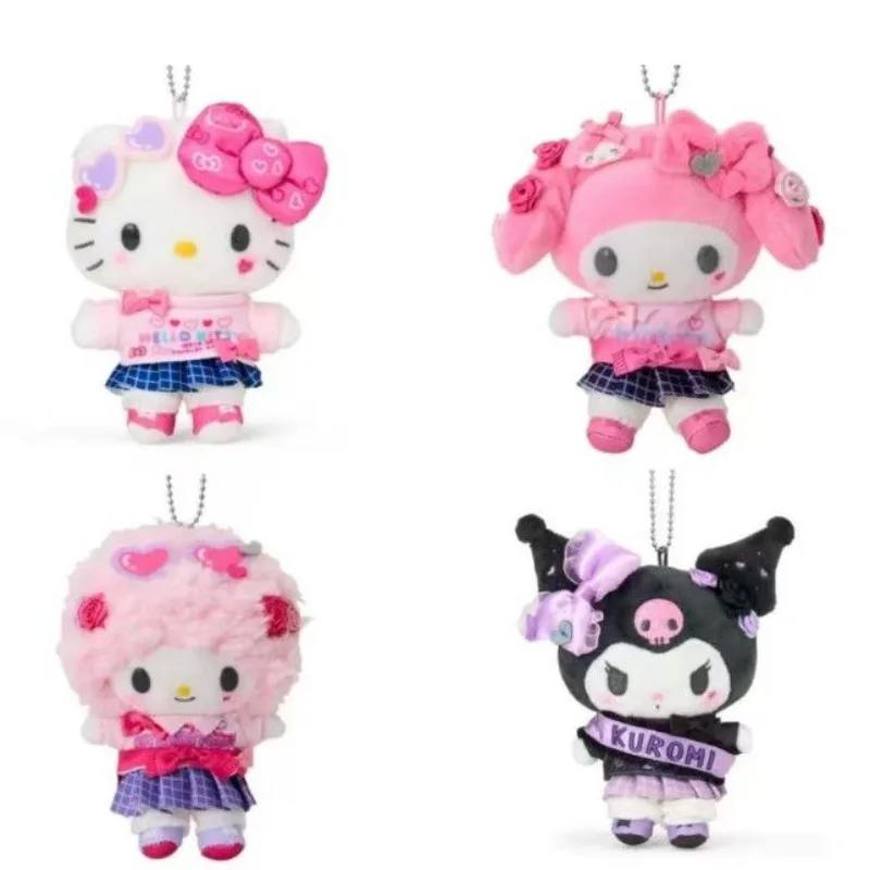 

Sanrio Shining College Second Bullet Series Hellokittys Piano плюшевая кукла сумка для девочек кулон Kuromi милый автомобильный брелок украшение