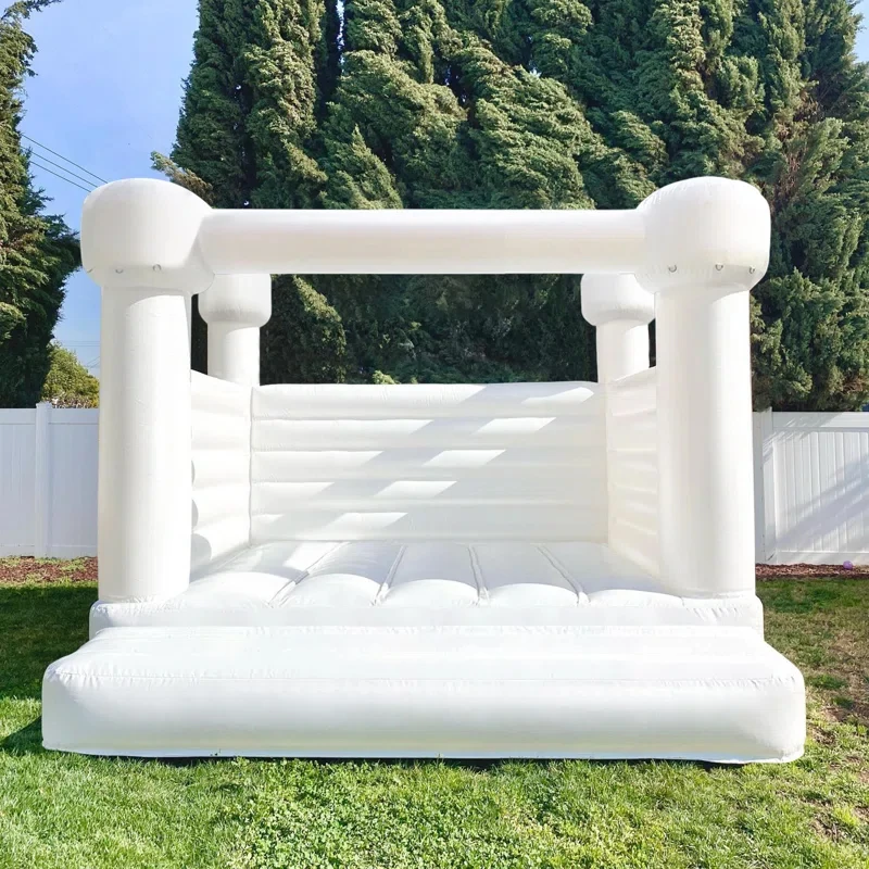 Maison gonflable gonflable en PVC de qualité 4m X 4m, pour enfants et adultes, décoration de fête, jeu d'anniversaire de mariage, équipement de location Commercial amusant