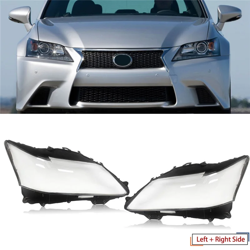 

A60E-Right Car Headlight Lens Cover Head Light Lamp Shade Shell Auto Shell Cover For Lexus GS250 GS300 GS350 GS430 2012-2015 Par