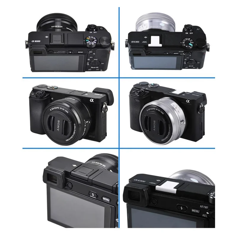 Dust And Scratch Protective Covers 5Pcs Set For ZV1M2/ZV1F/E10 A6000 A7M4/A7M3/A7RM4 Digital Camera Hot Shoe Caps Gray