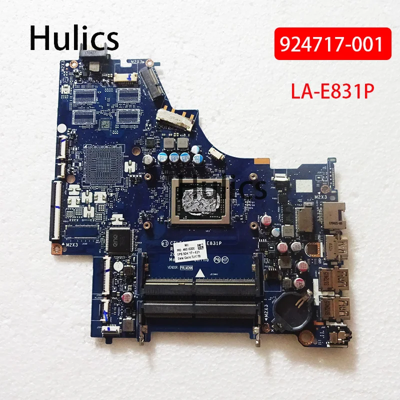 Hulics Used 924717-001 924717-601 924717-501 LA-E831P Mainboard For HP NOTEBOOK 15-BW Laptop Motherboard A12-9720P CPU