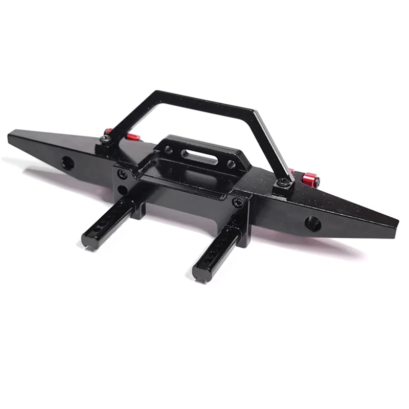 Excelente para Mangniu 128 Wrangler, mejora la barra trasera de parachoques de aleación de aluminio y Metal modificado y hebilla de remolque