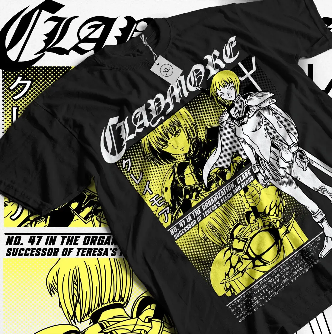 

Claymore Clare T-shirt Kawaii Funny Girl Anime Manga Gift Shirt All Sizes