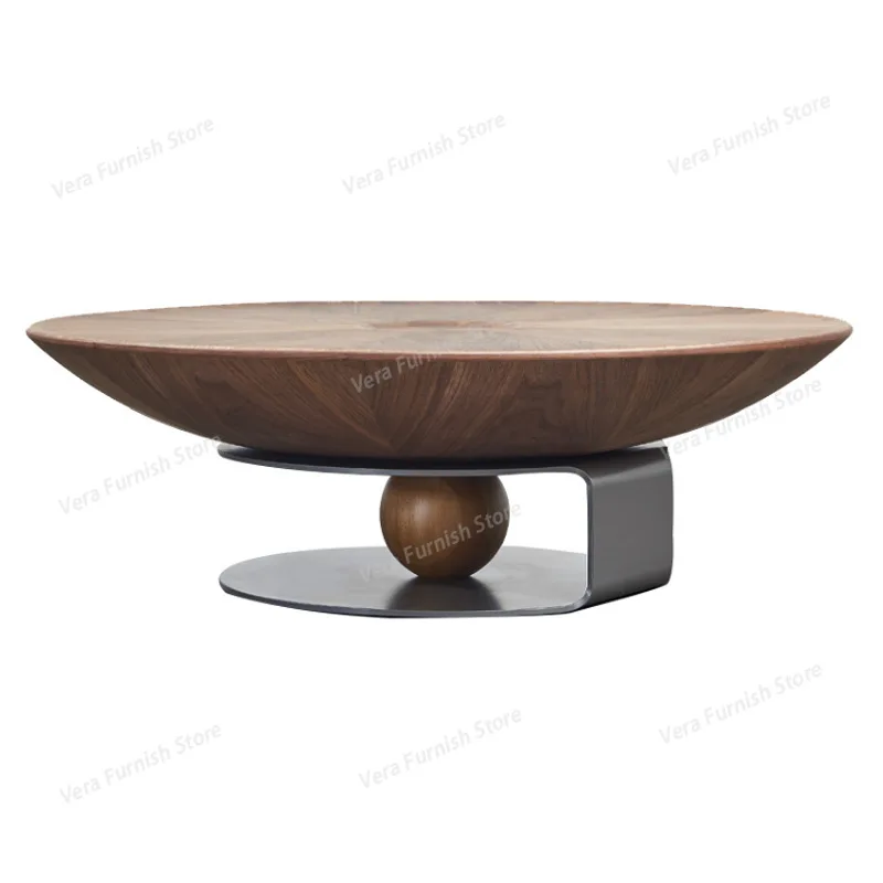 

Japanese Wabi - Sabi Style Coffee Table Italian Minimalist Round Luxury Coffee Table Simple Creative Home Furniture Muebles FYCT