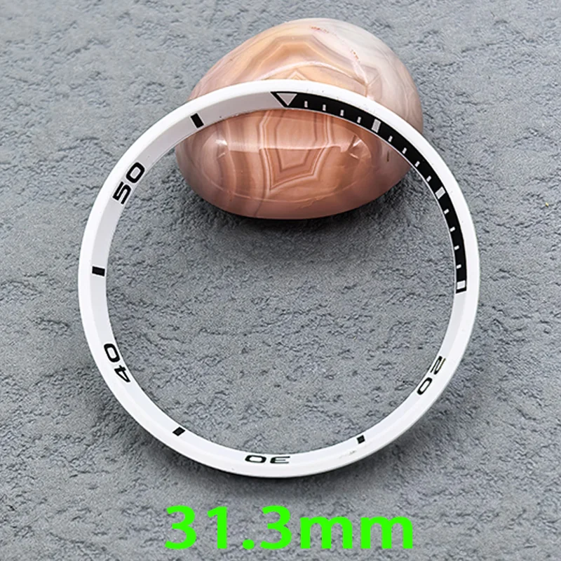 Dia 31.3mm Plastic Chapter Ring NH35 Case Inner Ring Fits King Samurai Turtle Abalone Case NH35 NH36 Movement Watch Repair Parts