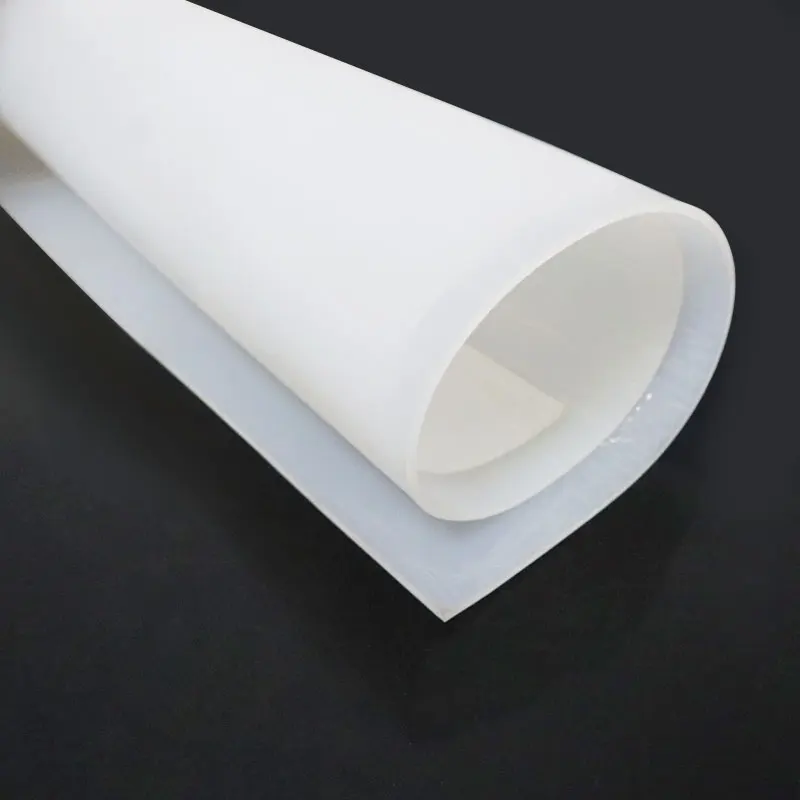 1pcs 500*500mm Silicone Rubber Sheet 1mm Thickness Heat-resistant Plate Translucent Mat