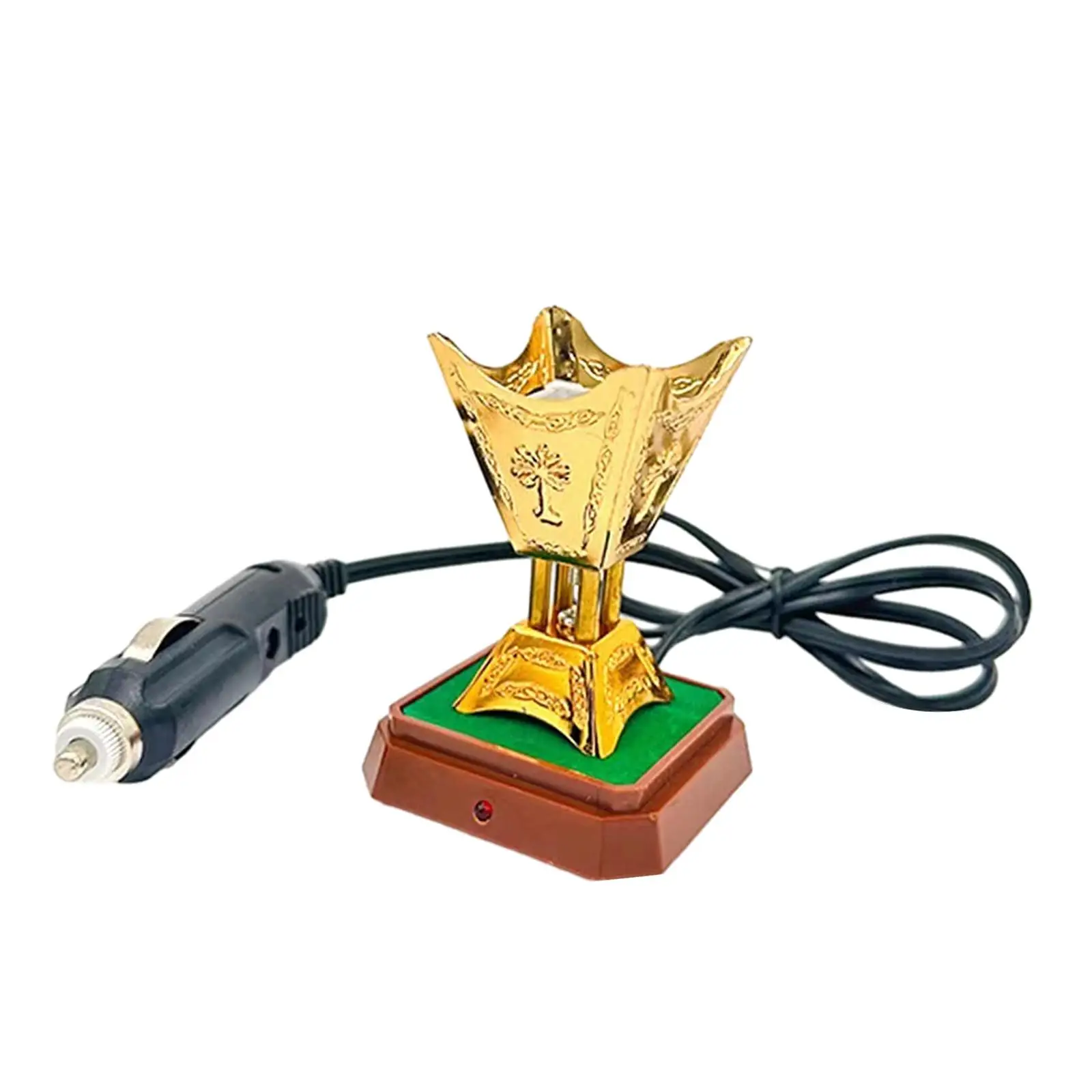 Car Incense Burner Retro Incense Towers Plug in Incense Burner for Car for Car Office Home Bedroom Table Centerpieces premium