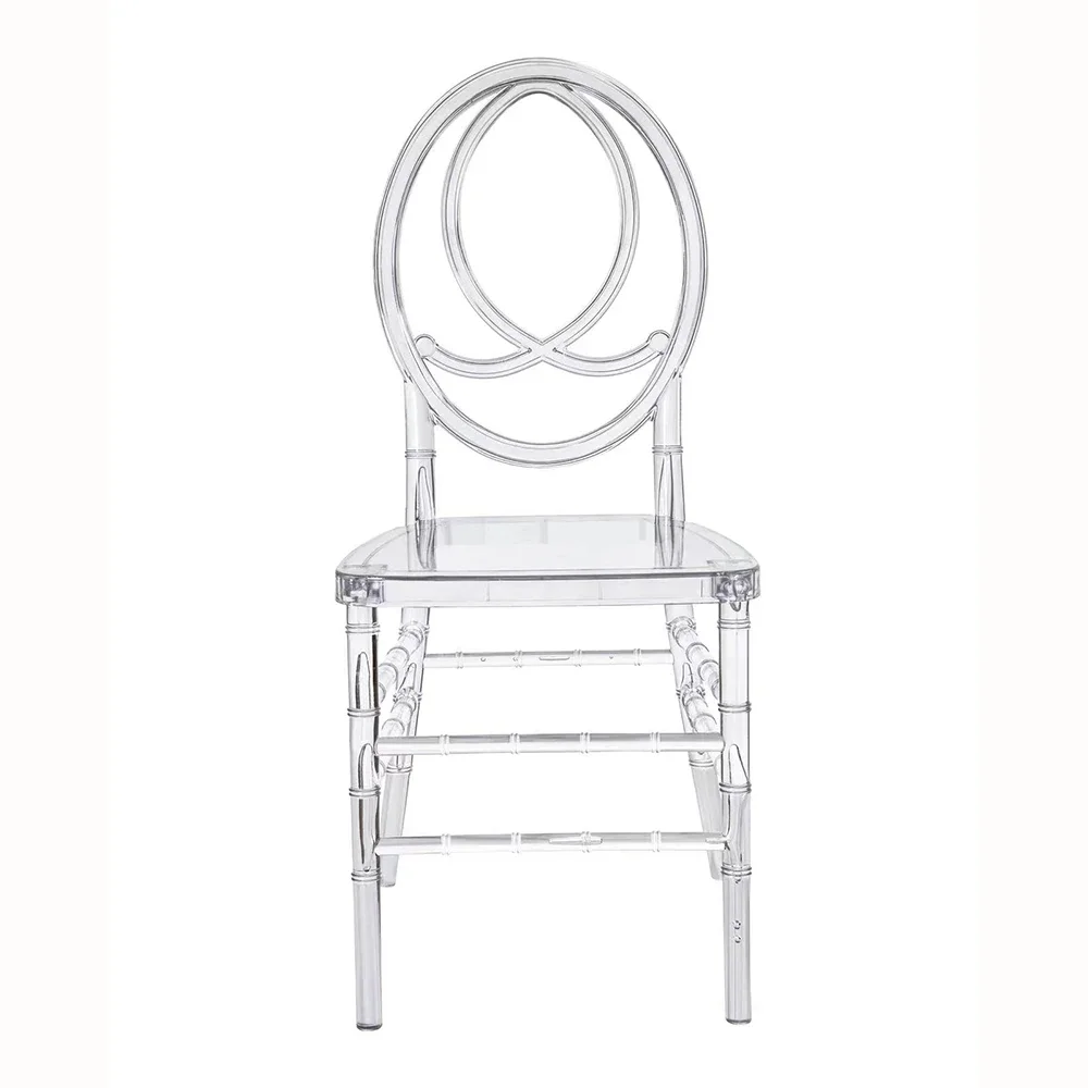 100pcs wholesale stackable transparent clear crystal chiavari chairs acrylic wedding Tiffany chairs for party events