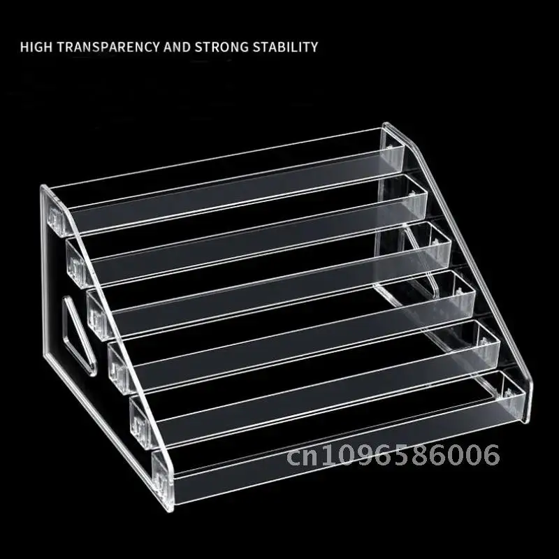 Acrylic Nail Polish Display Shelf Multi Display Plastic Transparent Layer Glue Storage Nail Tools Polish Nail Nail Stand Salon