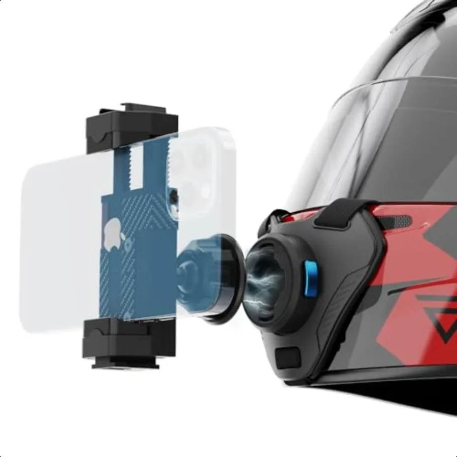 

Motorcycle Helmet Chin Strap Mount Compatible with iPhone 15 Pro Max 15 Plus 14 13 12 Samsung and Most Phones