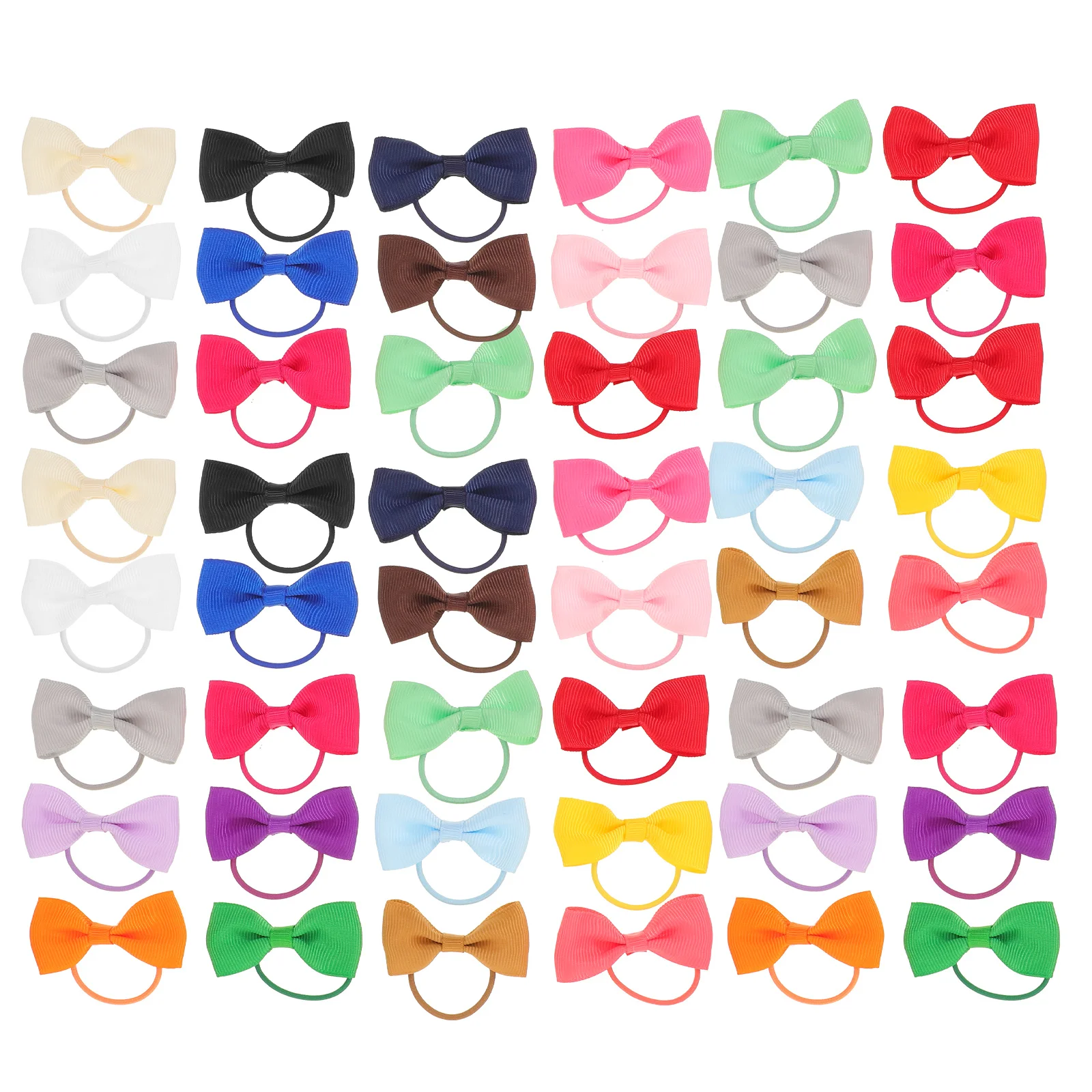 

40 Pcs Pet Headgear Puppy Bows for Dogs Ears Doggy Small Yorkie Hair Bands Accessories
