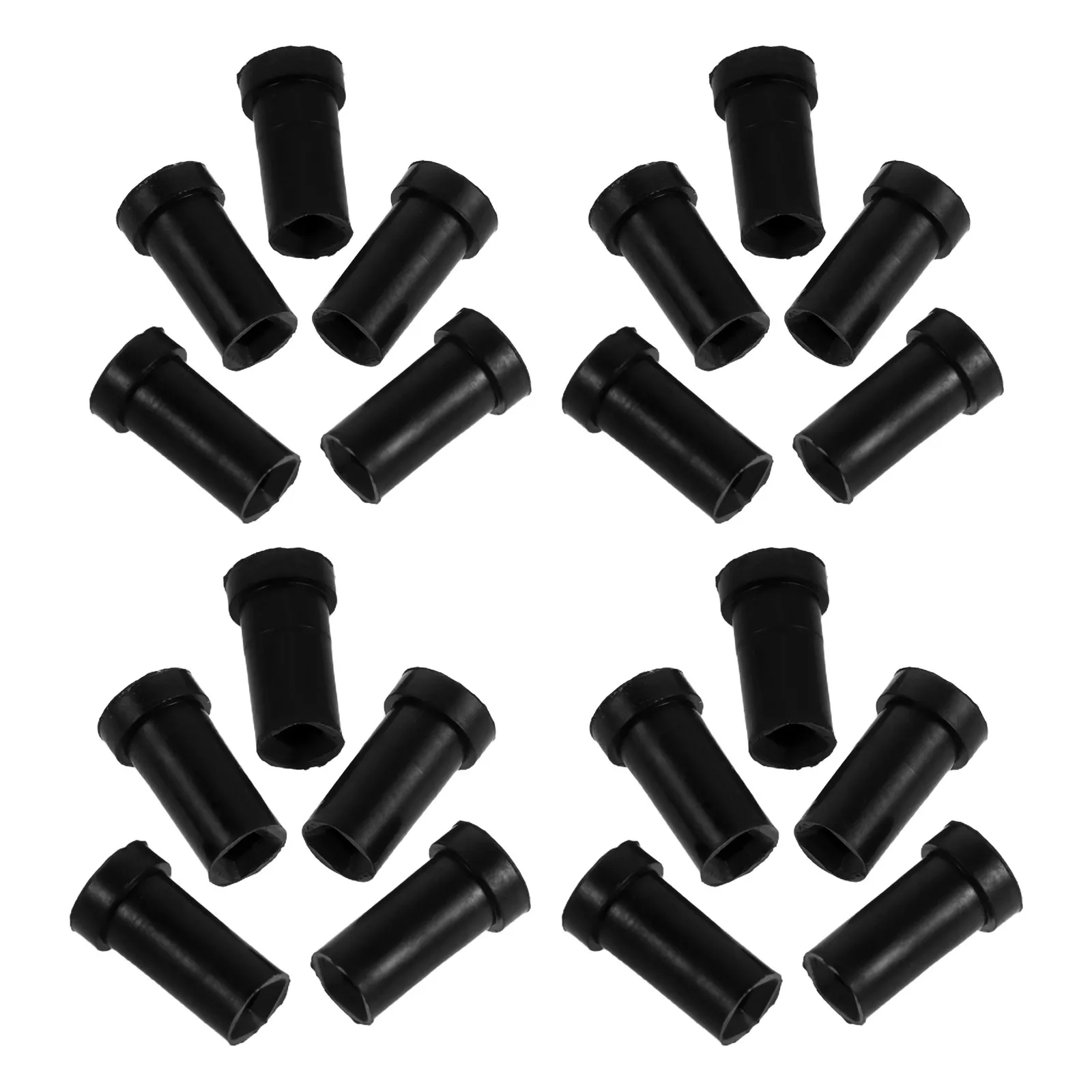 100Pcs Pen Refill Rubber Tip Protectors Universal Gel Ink Ballpoint Pen Cap Replacement Accessories for Office Travel