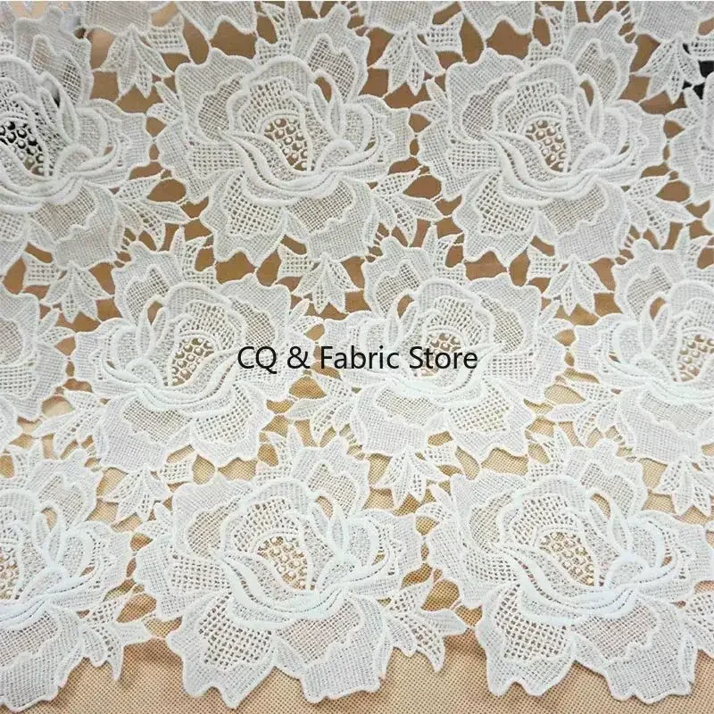 

Новая африканская качественная ткань, нигерийская водорастворимая кружевная ткань для вечернего платья, вечернего платья, свадебного платья, вспомогательные материалы