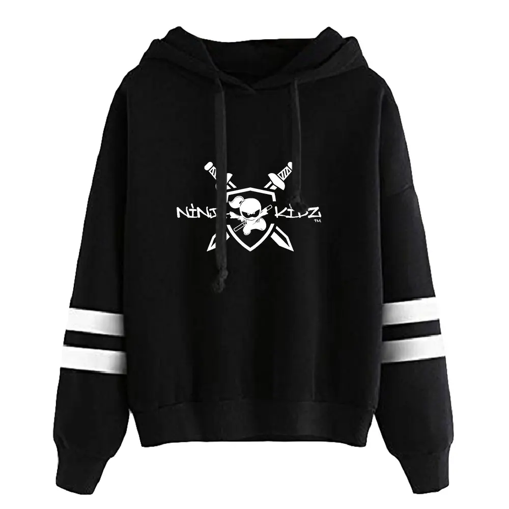 

The Ninja Fam Ninja Kidz Merch Unisex Pocketless Parallel Bars Sleeve Sweatshirt Men Women Hoodie Casual Style Clothes