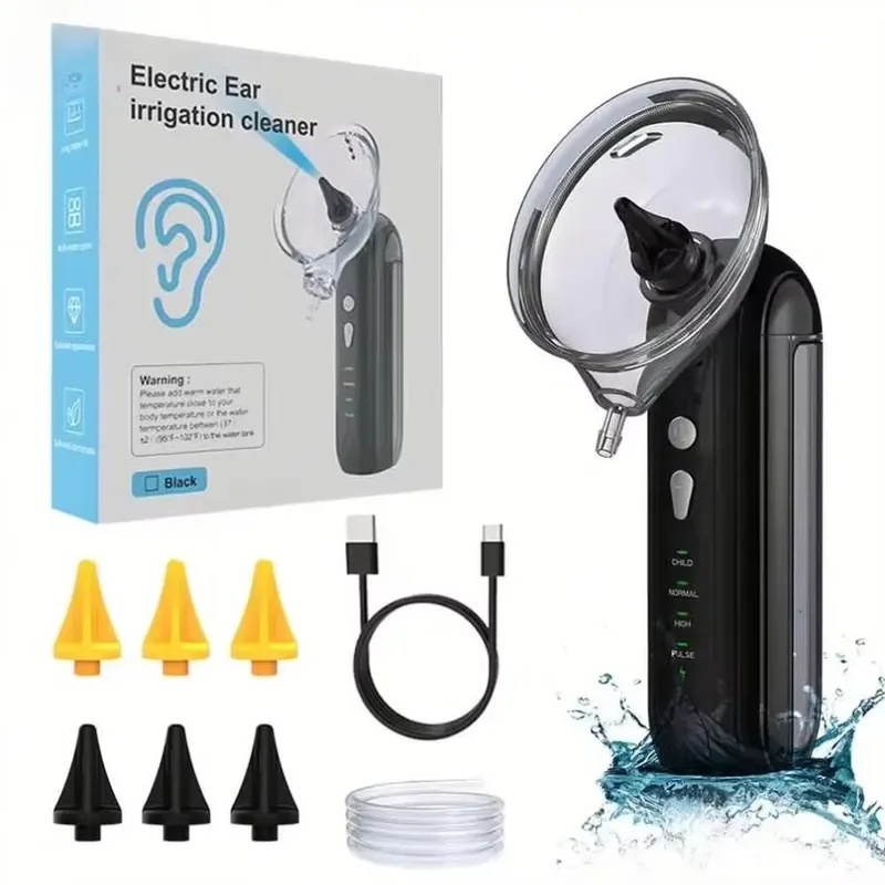 Personal Care Rechargeable Electric Ear Cleaner Water Powered Ear Wax Kit IPX7 Waterproof 300ml Capacity Home Use