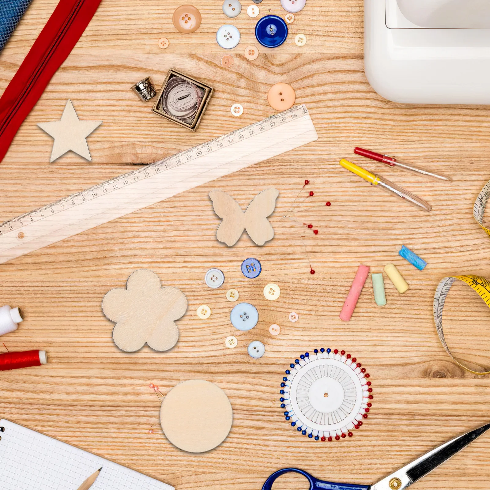 

252Pcs Heart Shape Wood Slices Natural Wooden Discs for DIY Painting Crafts Party Decorations Wedding Home Decor Wood Slice