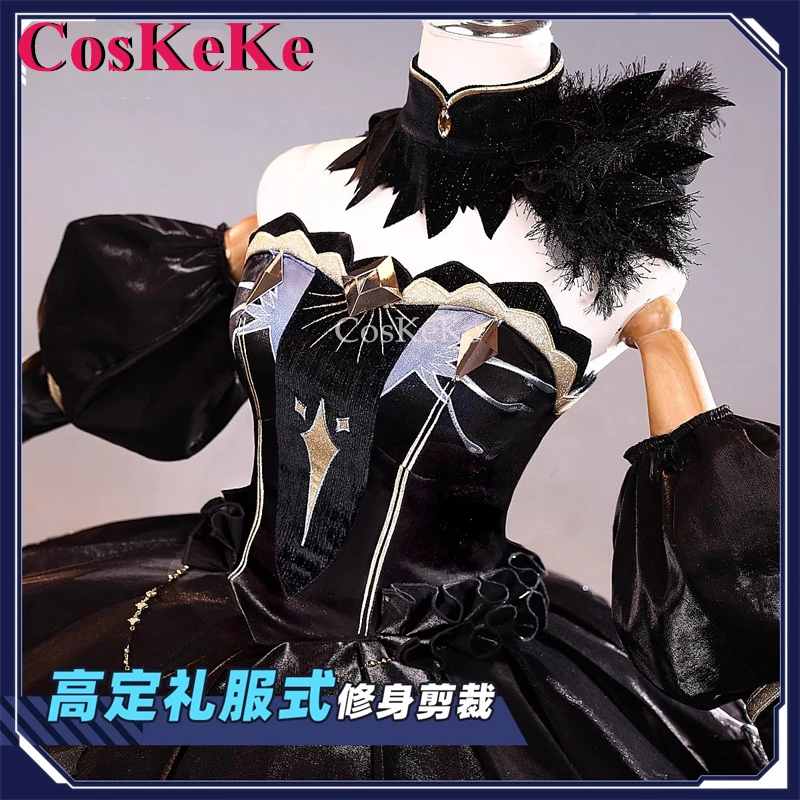 CosKeKe Ereshkigal/Ere Cosplay Costume, Fate, Grand Order, V2.0, Tics Space, Gorgeous fur s, Security ity Party, Py Play Clothing, New