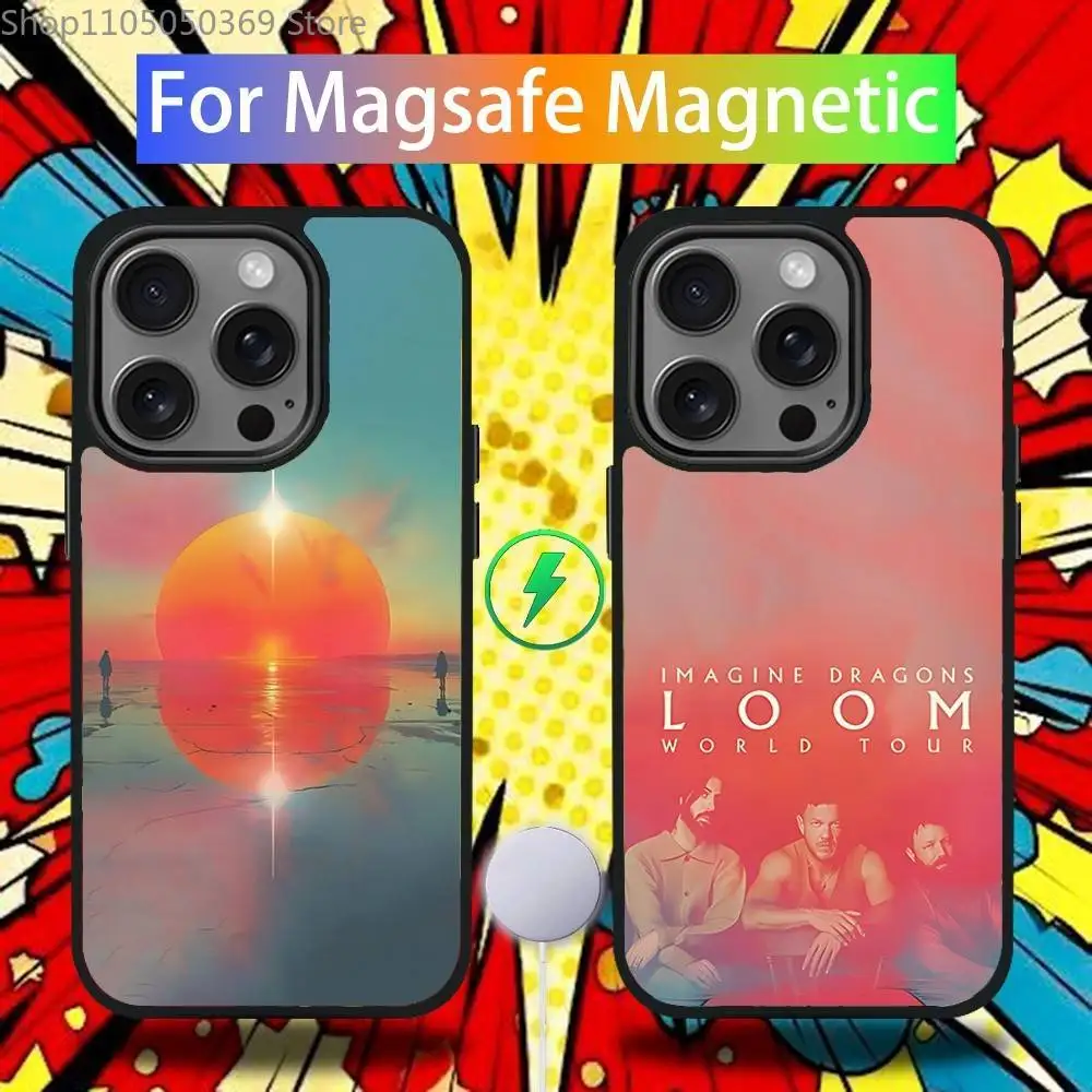 

I-Imagine D-Dragons Loom Phone Case For iPhone 17,16,15,14,13,12,11,Pro,Max,Plus,Mini,SE4,E Magnetic Magsafe Wireless Charging