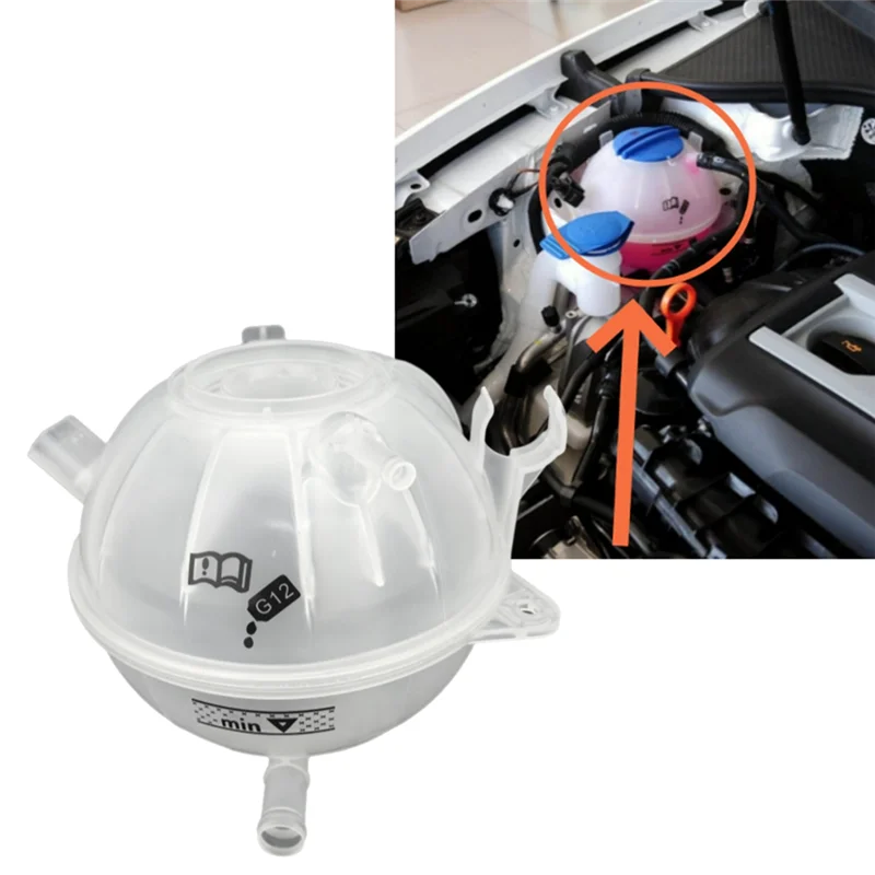 For VW Golf MK6 Jetta MK5 Tiguan Passat CC 1K0121407A Car Engine Radiator Coolant Reservoir Tank Bottle