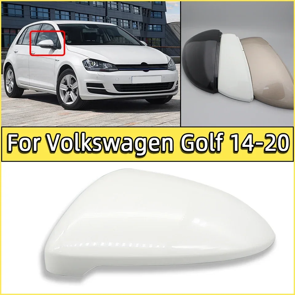 Rearview Mirror Cap Shell Cover For Volkswagen Golf 2014 2015 2016 2017 2018 2019 2020 Wing Side Mirror Housing Lid With Color