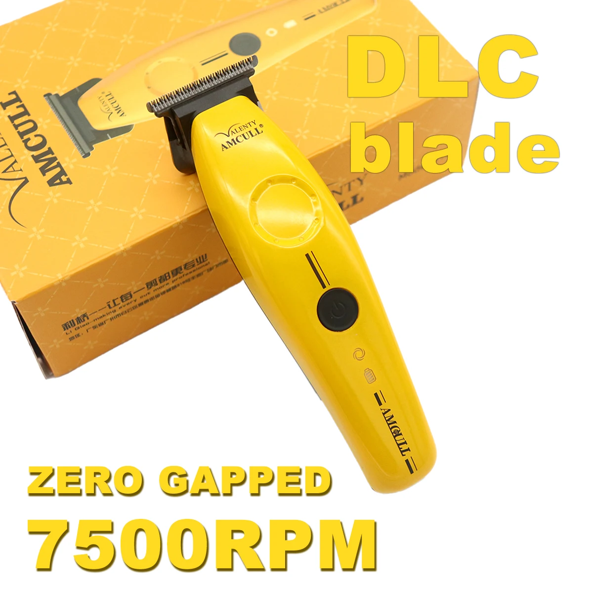 

Триммер для волос для мужчин DLC T-Blade Zero Gapped Беспроводные профессиональные парикмахерские машины Триммер для волос Финишная машина Парикмахерская