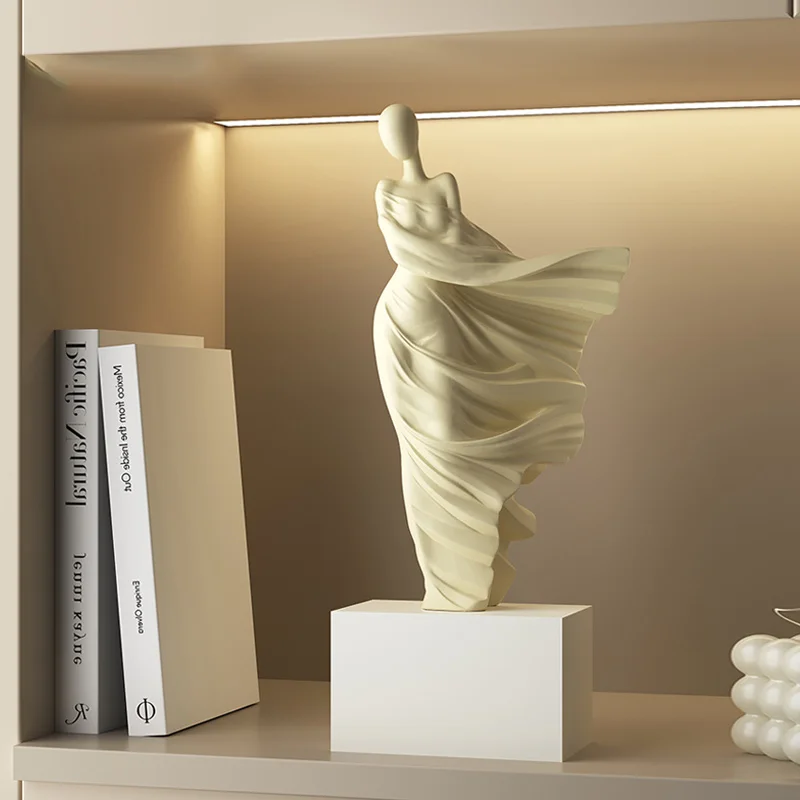 

Кремово-белая фигура, художественная фигурка, скульптура, продвинутая скульптура, гостиная, винный шкаф, домашний декор, изделия из смолы, декор, ремесла