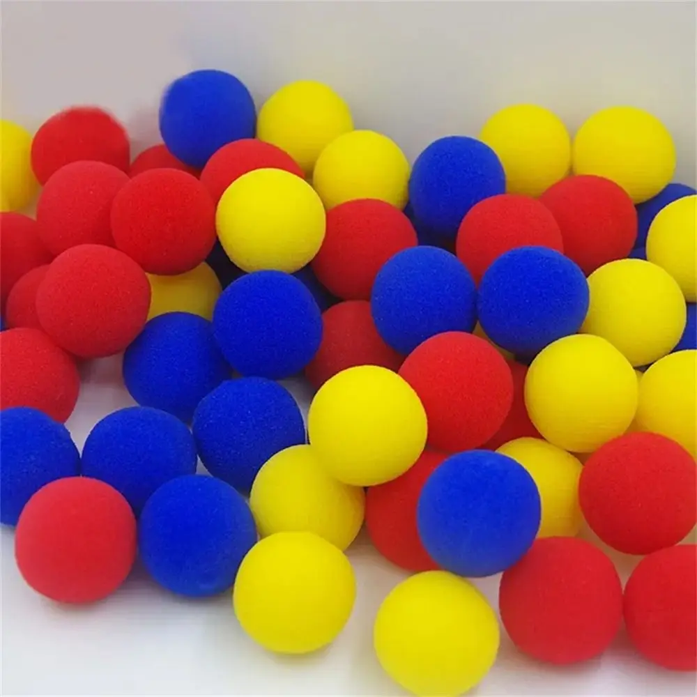 

5pcs Soft Sponge Ball Finger Magic Tricks Appearing/Vanishing Balls Magia Stage Street Magician Illusion Gimmick Classic Toys