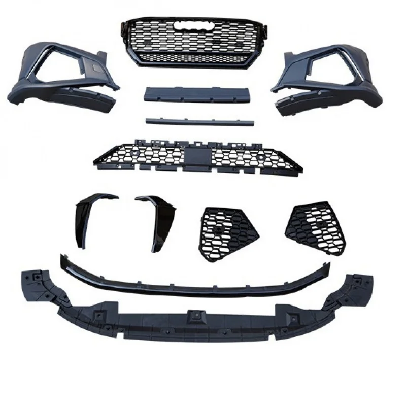 

Подходит для Audi Q2 2017-2021 гг. Модифицированная решетка переднего бампера RSQ2 Honeycomb Q2L