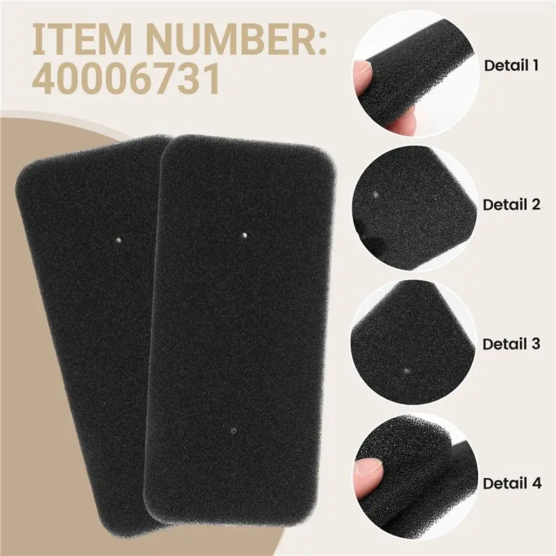 AB43-4 PCS Dryer Filter Sponge Replacement Parts For Candy/Hoover/Ostein/Fagor/House To House Heat Pump Dryer, Sponge Filter