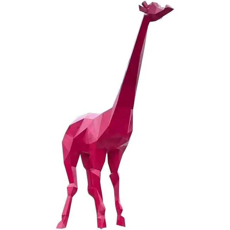 

※a Deer Sculpture Garden Landscape Decoration Item Fiberglass Park Lawn Animal