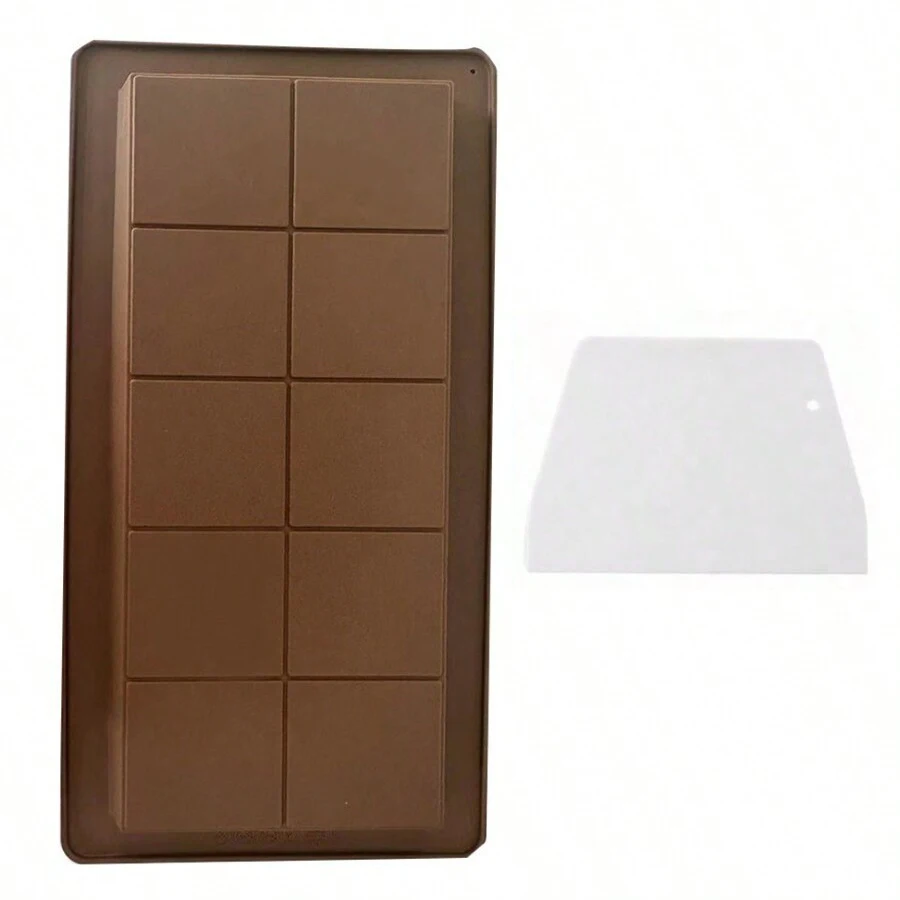 1/2 Stuks Chocolade Bar Mallen Siliconen Afbreken Wax Melt Mold Gemakkelijk Release Rechthoek Duurzaam Non-stick schimmel Energie Zeep Handmad