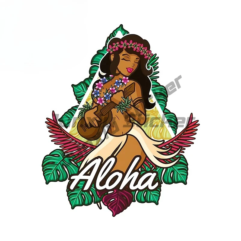 

For Hawaii Theme Octopus Car Decoration Personal Surfboard Decals Great Waterproof Car Stickers