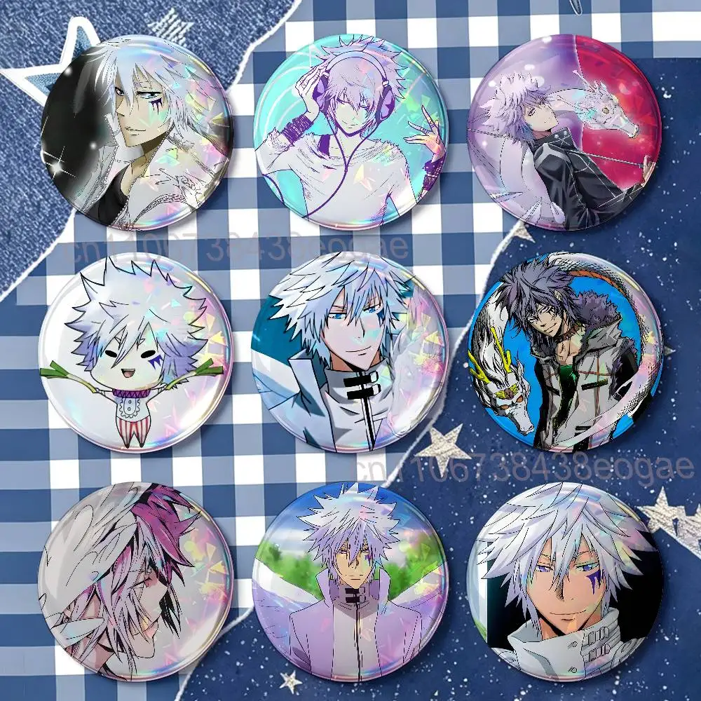 B-Byakuran K-Katekyo Hitman Reborn Badges 25 32 44 58 75 mm Round Customizable Wholesale Fan goods Self-made fan freebies