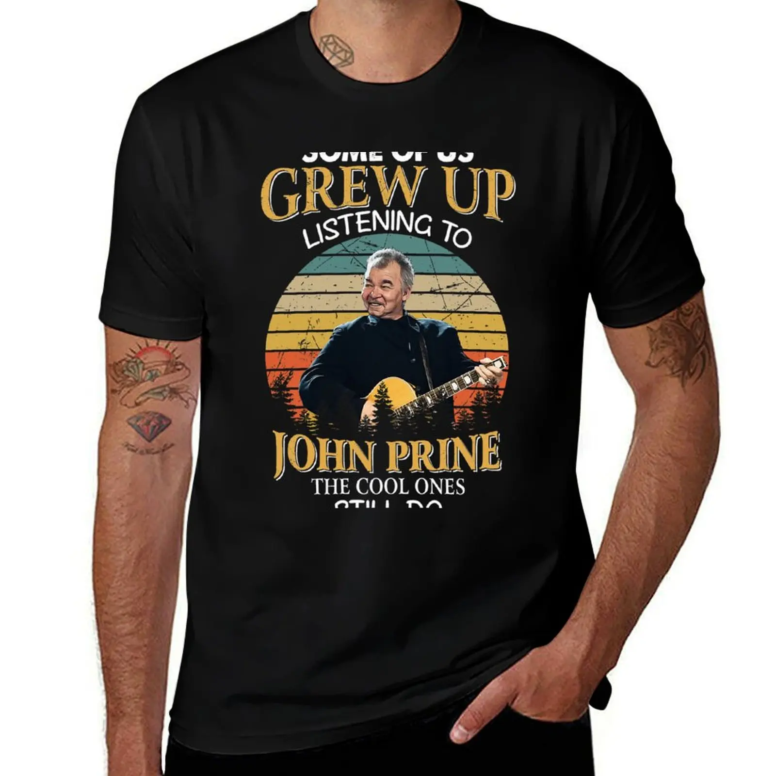 

Grew Do Listening Some Vintage Folk Ones Us Still t The John To T-Shirt Of cotton shirt Up Cool man