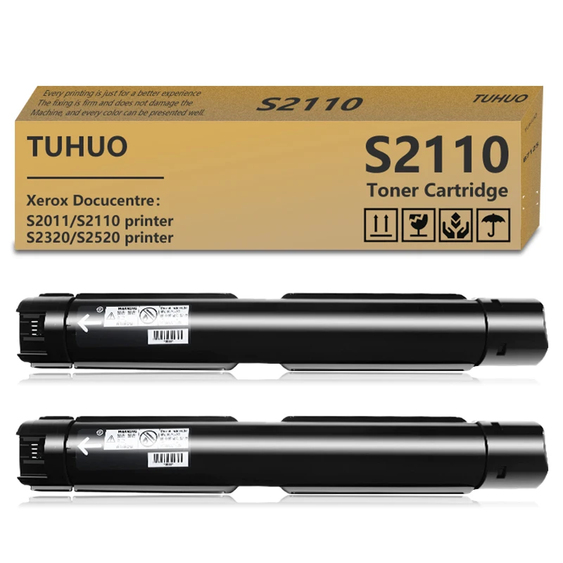 

TUHUO S2110 Black Toner Cartridge Compatible for S2110(CT202384) Replacement for Xerox Docucentre S2011 S2110 S2320 S2520 Printe