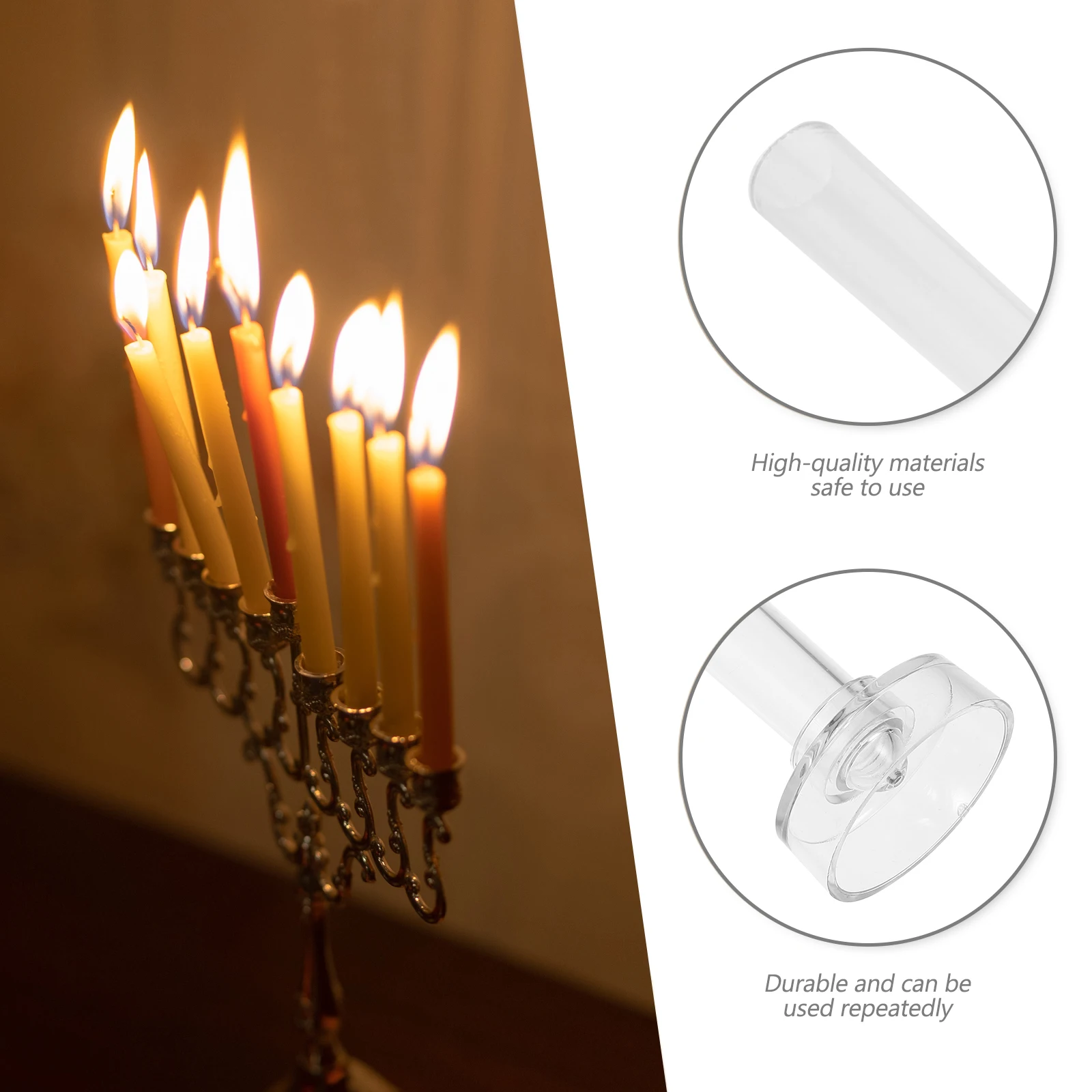 

Mold Tapered Holders DIY Plastic Aromatherapy Candles Mould Handmade Craft Making Manual Wax Shaping Tools