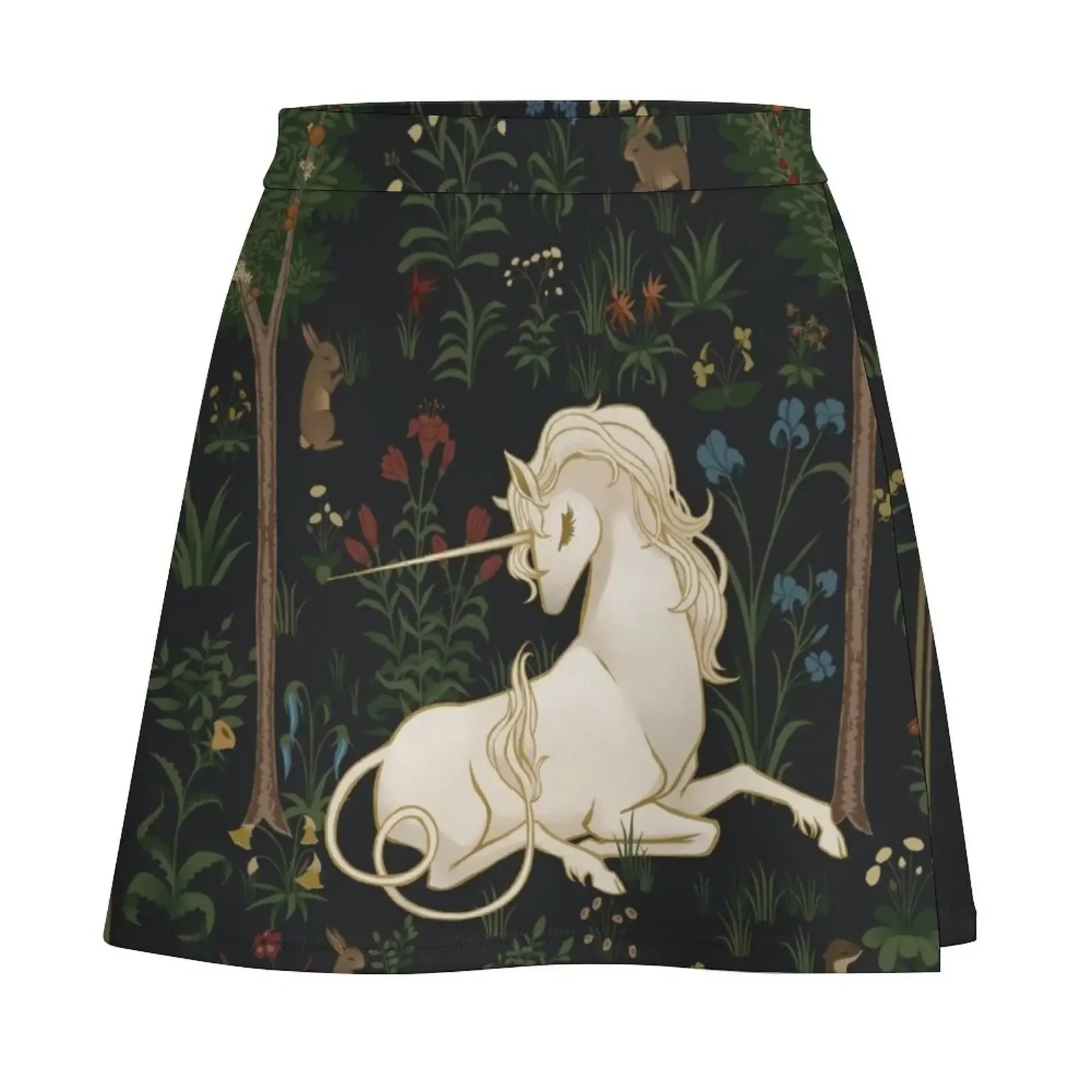 Unicorn Woods Mini Skirt summer dress women 2024 korean fashion