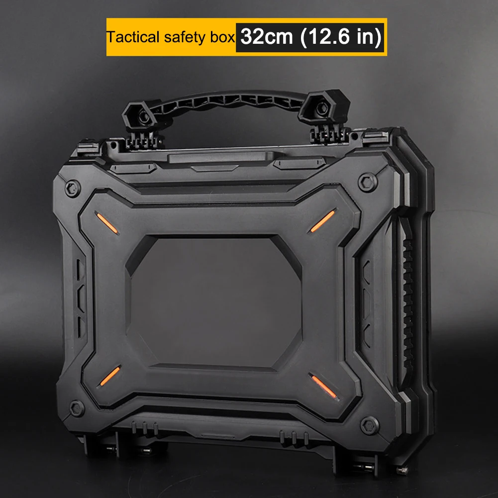 Toolbox Case Portable Protective Equipment Camera Case Waterproof with Foam Padded for Outdoor Camping Sports