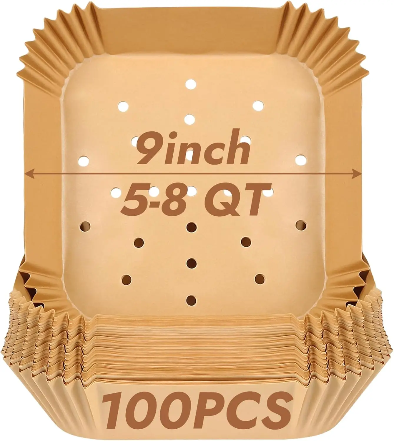 100PCS 9-Inch Dispo…