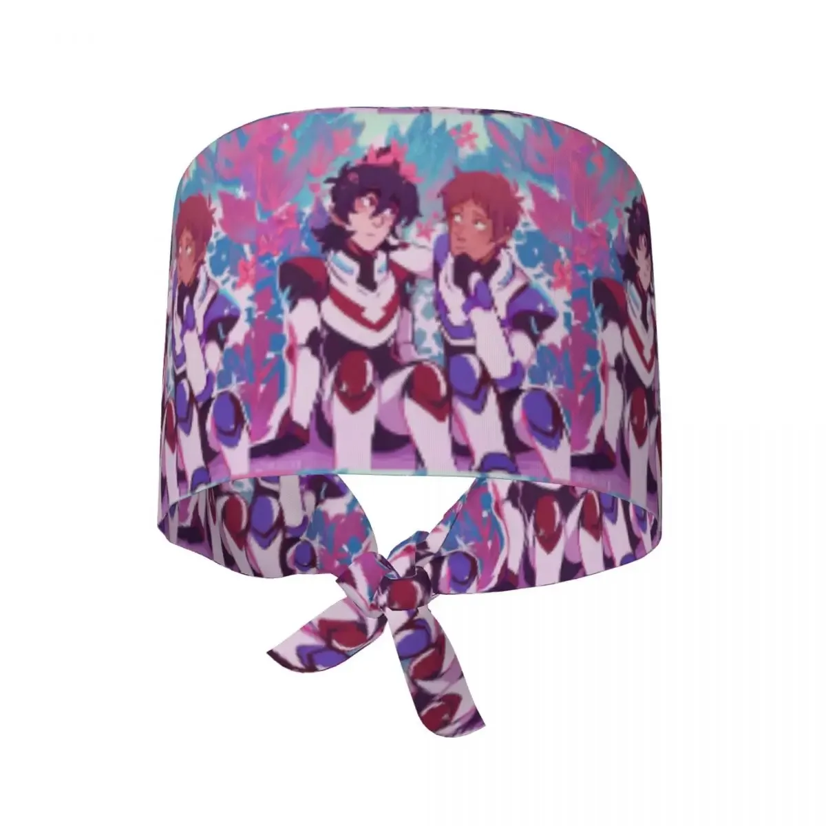 Voltron Legendary Defender Keith Lance Anime Scrub Hat Doctor Working Surgical Cap Men Women Adjustable Nursing Caps for Dentist