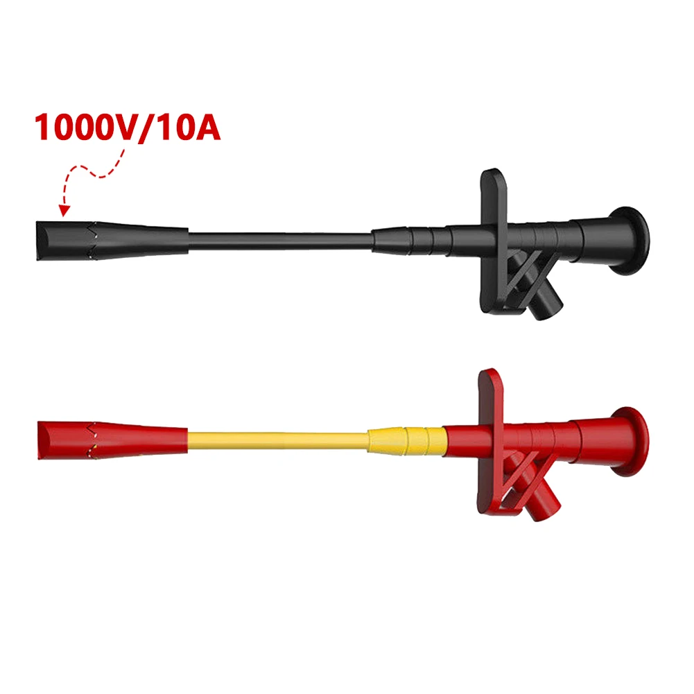 2PCS Insulation Wire Piercing Probe Heavy Duty Quick Piercing For Electrical Full Insulation Breakdown Test Hook Clip Multimeter