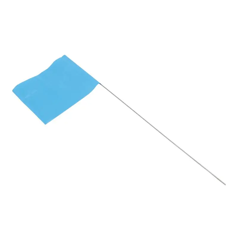 ABKS-Marking Flags Marker Flags For Lawn 30 Pack, PVC Small Flags,Marking Flags Lawn Flags, Garden Flags,Survey Flags, Durable B