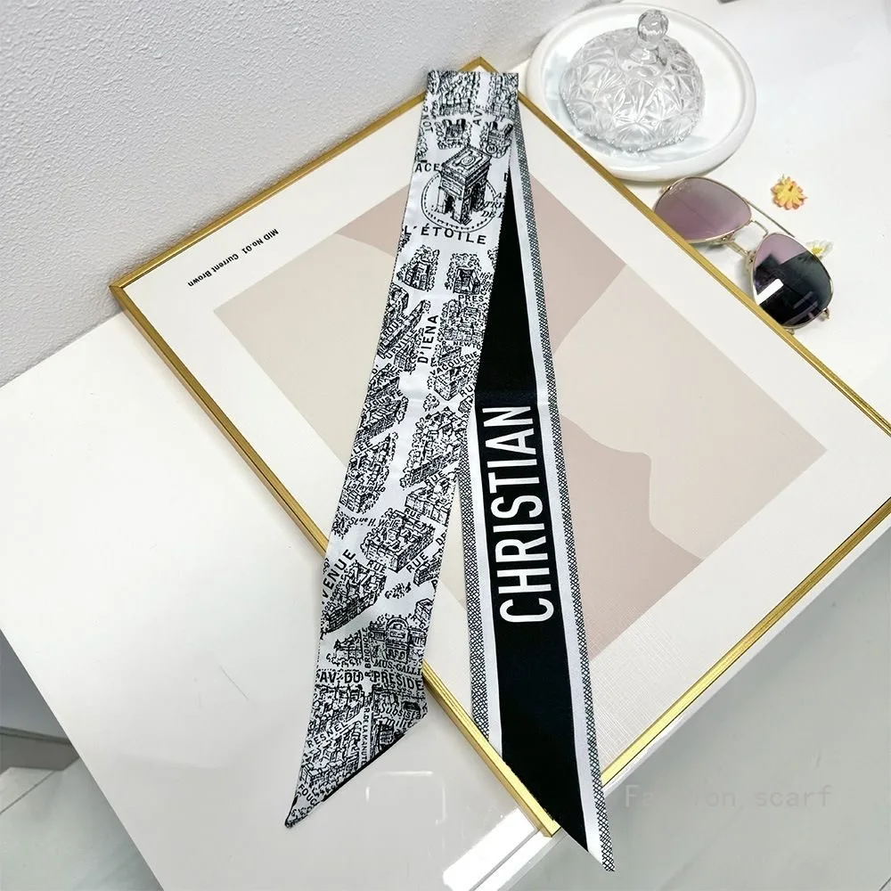 Tarot New Four-season Versatile Construction Girls Wrap Bag Ribbon Streamer Small Scarf Wholesale Bag Die Luxury Gift image 2
