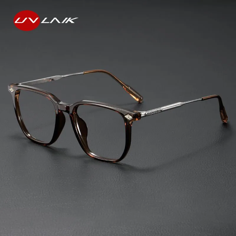 New Fashion Glasses Anti-blue Light Optical Glasses Frame Women Men Business Generous Prescription Black Frame All Match